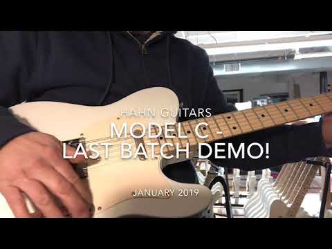 Hahn Model C 2019 White Blonde Jim Campilongo Signature Model | Reverb