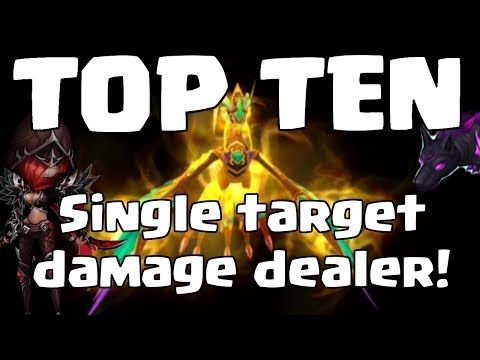 TOP TEN single target damage dealer (spd/atk) 🔥 Summoners war [German/Deutsch APP]