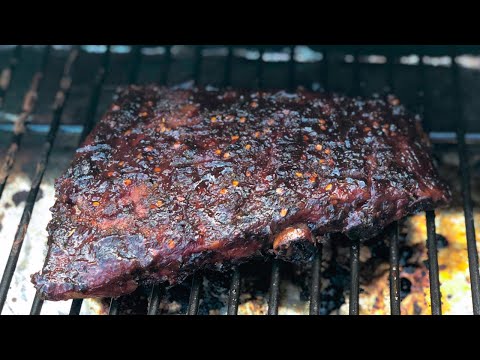 How to Cook BBQ Pork Ribs | Trini Style | Pellet Grill
