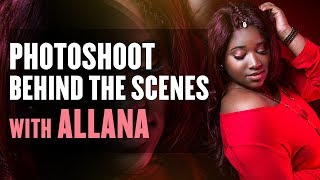 Studio Photoshoot BTS with Beauty Dish & Color Gels - Allana + Nikon D610