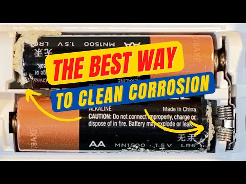 How to Clean Corrosion from Alkaline Battery Terminals
