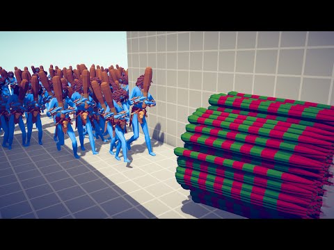 100x CLUBBERS vs EVERY GOD - Totally Accurate Battle Simulator TABS