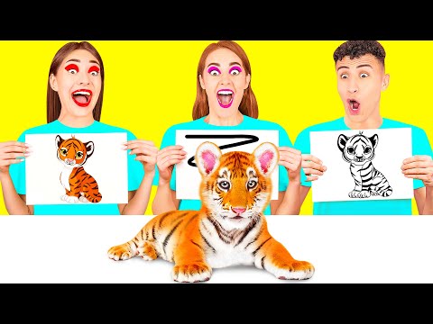 Who Draws it Better Take The Prize | Funny Moments by RaPaPa Challenge
