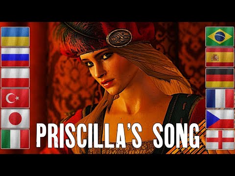 The Witcher 3 Wild Hunt. Priscilla's Song in Different Languages.