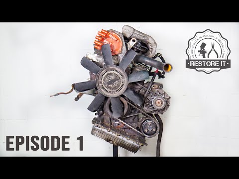 BMW E30 M40B16 Engine Restoration - Rebuild Time-Lapse | Part 1