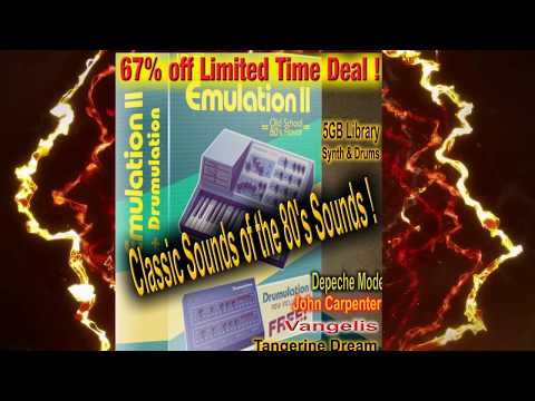 67% off “Emulation II” by UVI -Sounds of the 80's ! Sample Library UVI