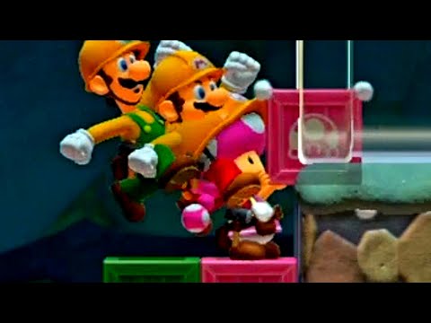 Super Mario Maker 2 Multiplayer Co-OP with Randoms O_o #137