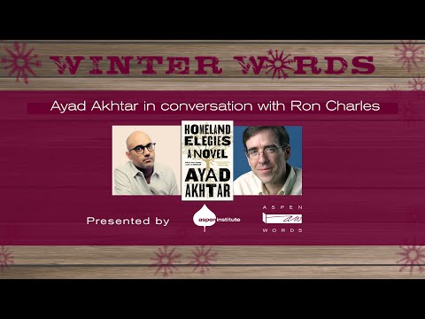 Aspen Words Presents: Ayad Akhtar in conversation with Ron Charles at Winter Words 2020-2021