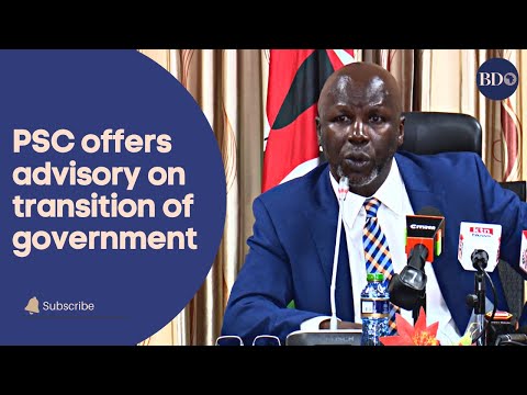 PSC offers advisory on transition of government
