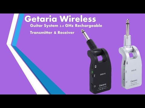 Demo of the Getaria Wireless Guitar System