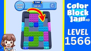 Solusi Level 1566 Color Block Jam
