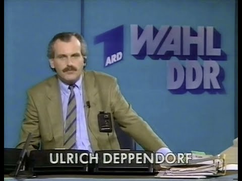 Tagesschau - Nachrichten (ARD 18.03.1990) - DDR Volkskammerwahl