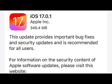 How To Install Software Update iOS 17.0.1