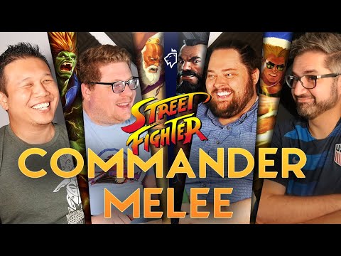 Blanka vs Dhalsim vs Zangief vs Guile | Street Fighter Commander | MTG Secret Lair EDH