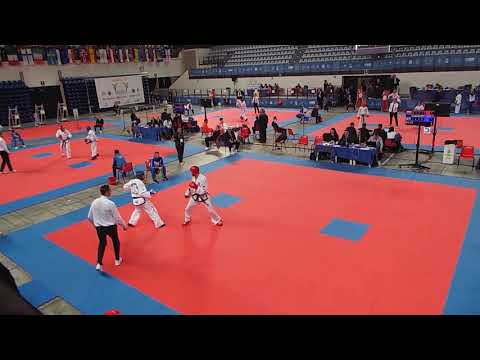 Karvounis Triantafyllos (GRE) v Aleksandr Kukartsev (RUS) - Male -71kg Sparring 1/4 Final