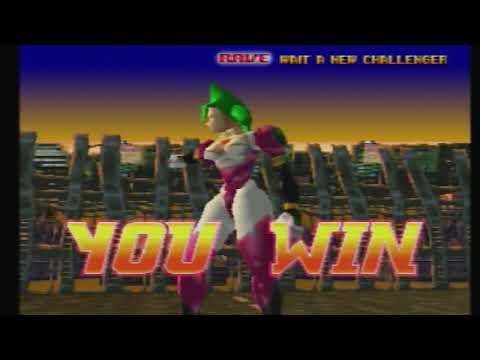 Bloody Roar 1 PS1 - Uriko Arcade Playthrough (Gameshark Required)