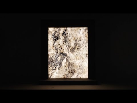 Translucent Stone Veneer Installation with Stonovia Flex LED Sheets