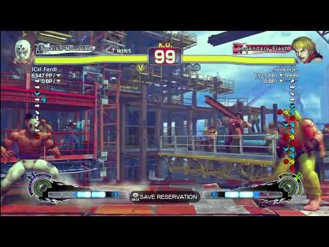 SSF4 AE [El Fuerte] ICxI Ferdi vs seekerjet [Ken]