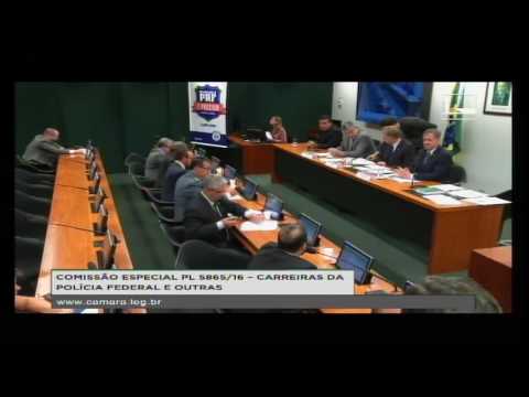 PL 5865/16 - CARREIRAS DA POLÍCIA FEDERAL E OUTRAS - Reunião Deliberativa - 05/10/2016 - 12:35