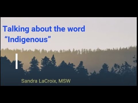 Fev 15   The word Indigenous