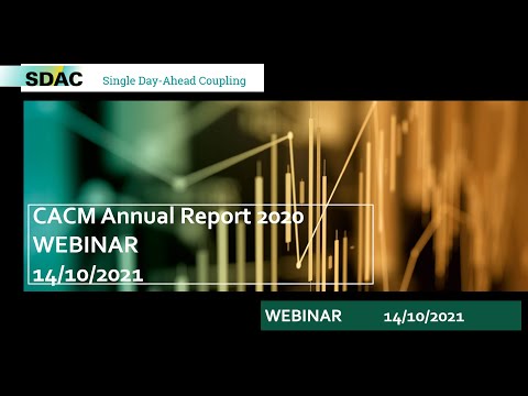 WEBINAR - CACM Annual Report 2020  - SDAC part