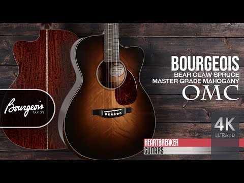 Bourgeois OMC - Custom Body Figured Mahogany & Bear Claw Spruce image 9