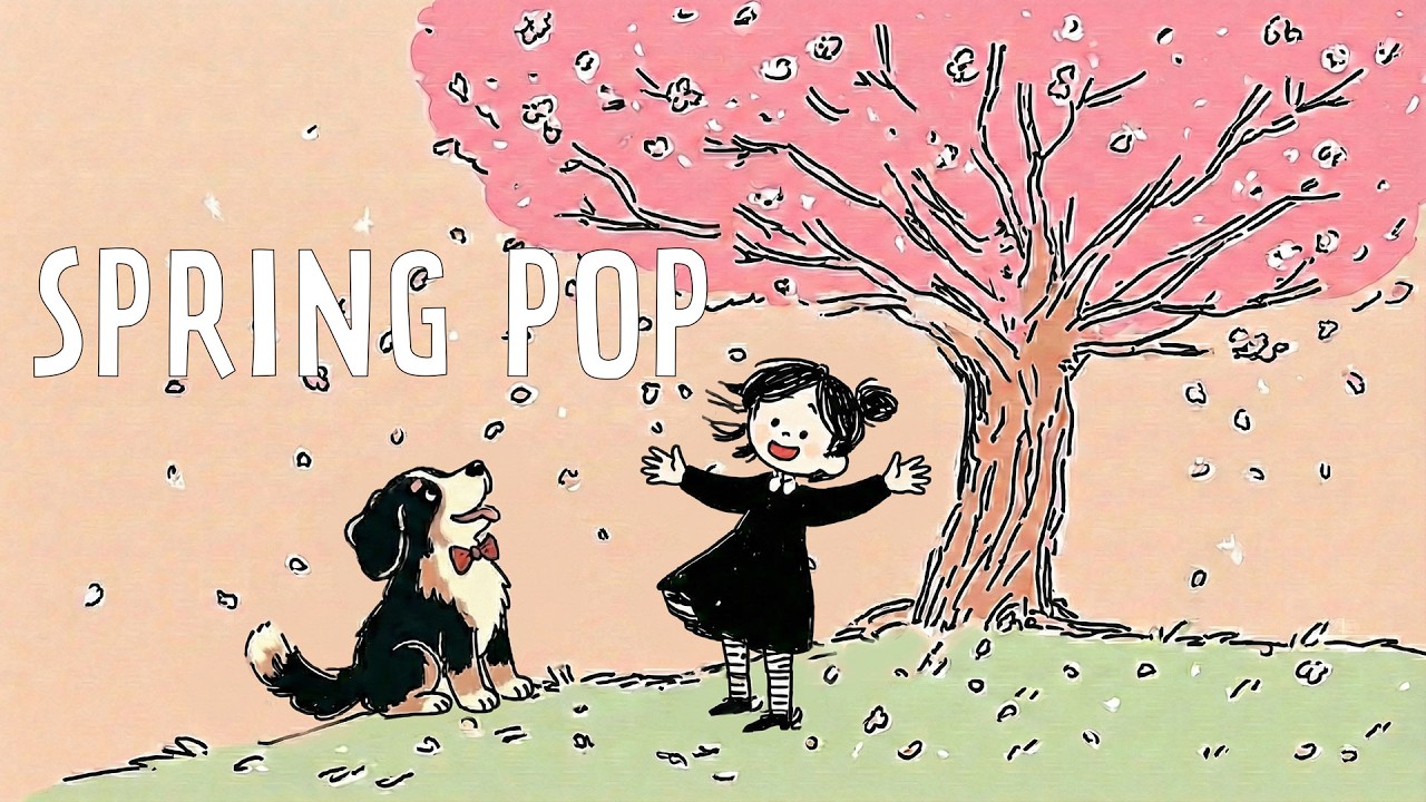 【さくらポップ洋楽】春に聴きたい！うきうきが満開になる♪ポップで可愛い洋楽プレイリスト｜散歩/朝活/家事/勉強/作業用/カフェ/チル BGM