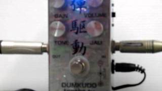 Video thumbnail for DUMKUDO tanabe.tv Guitar Effect Pedal by chatreeo