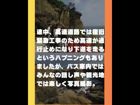 生命医科学科 留学生と日本人学生の交流会をしました１０月４日（土）本学留学生と日本人学生との交流を図るために今年度は宮崎県日南市の堀切峠、鵜戸神宮、サンメッセ日南へ小旅行に行きました。#shorts