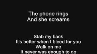 The All-American Rejects - Stab my back + Lyrics
