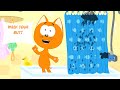 WASH YOUR BUTT -  MEOW MEOW KITTY SONG 😸  - Songs For Kids