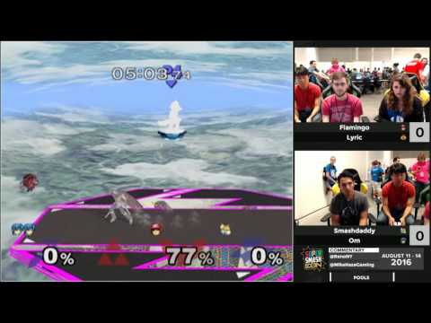 SSC16 - Smashdaddy + Om vs Flamingo + Lyric - Pools Melee