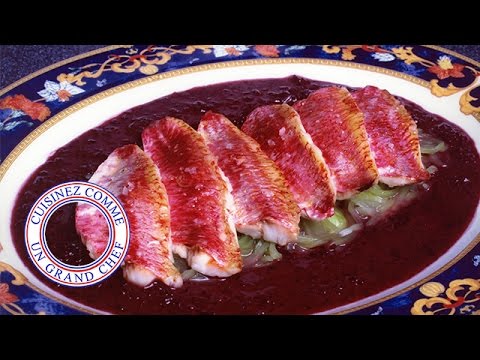 Rougets au beurre rouge