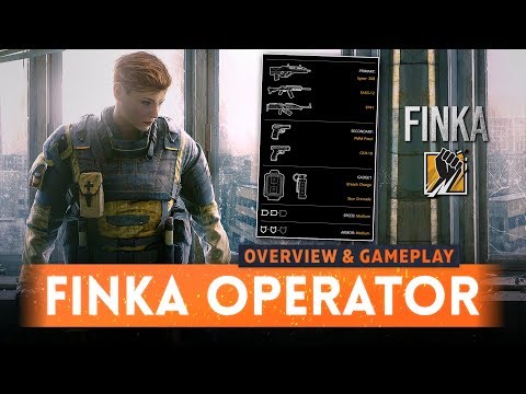 ➤ FINKA GAMEPLAY & OVERVIEW! - Rainbow Six Siege (New R6S Chimera & Outbreak Attacking Operators)