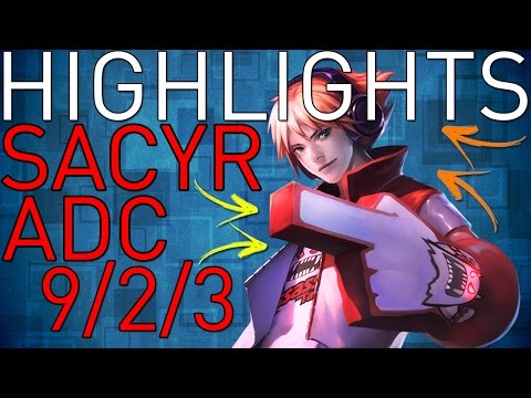 RED SacyR - Ezreal vs Lucian - LoL BR Challenger 555LP - Highlights