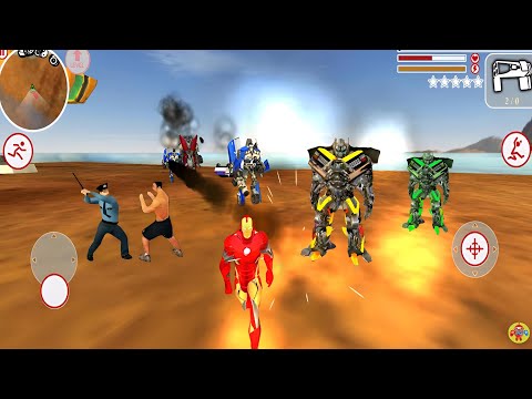 IronMan Vegas Crime City Simulator Naxeex Fan Art #68 - Süper Kahraman Demir Adam - Android Gameplay