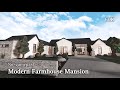 BLOXBURG: Modern Farmhouse Mansion | No-Gamepass | Speedbuild | Roblox Bloxburg
