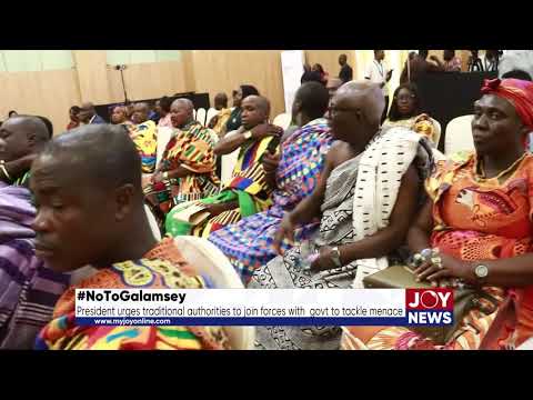 President Mahama urges traditional authorities to join forces with  government to tackle menace