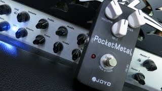 Video thumbnail for Joyo Pocket Metal - Pedal Demo by EytschPi42