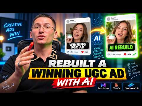 I Rebuilt a Winning UGC Ad With AI | Maxfusion + Claude + Seedance 2.5