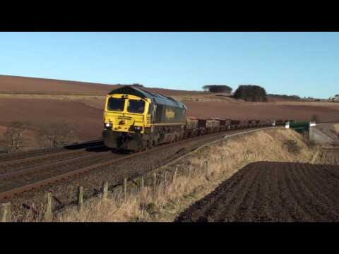 Freightliner 66957 | 6K25 Montrose to Mossend | Passing Inverkeilor