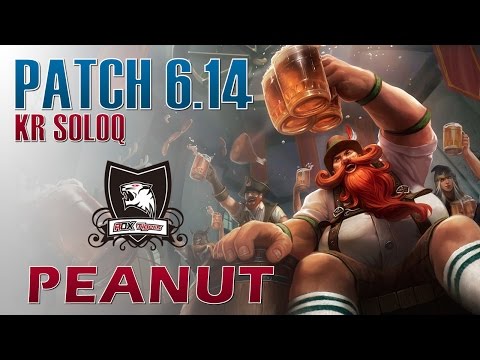 ROX Peanut - Gragas Jungle - KR LOL Challenger 910LP