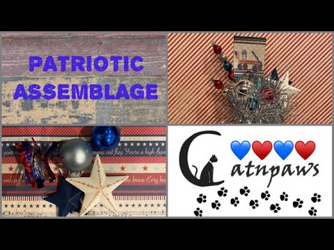 Crafting Assemblage: Patriotic | Good Use for Old Spice Tins