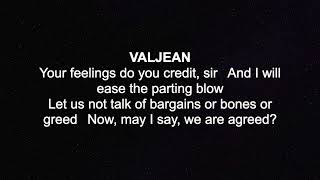 The Bargain   Waltz of Treachery KARAOKE les mis