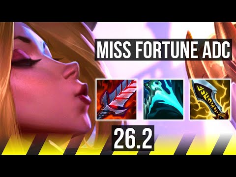 MISS FORTUNE & Thresh vs ASHE & Braum (ADC) | Good KDA: 22/2/5 | KR Master | 26.2