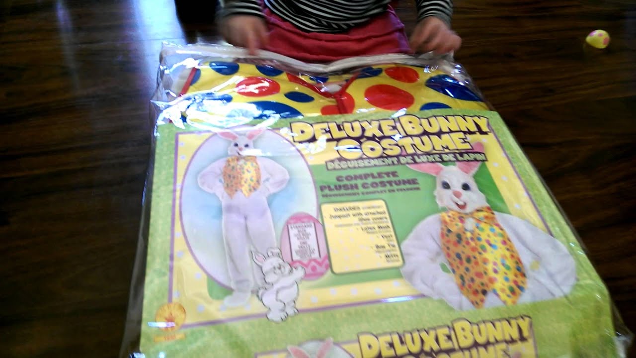 Easter bunny costume unboxing | MommyDani2