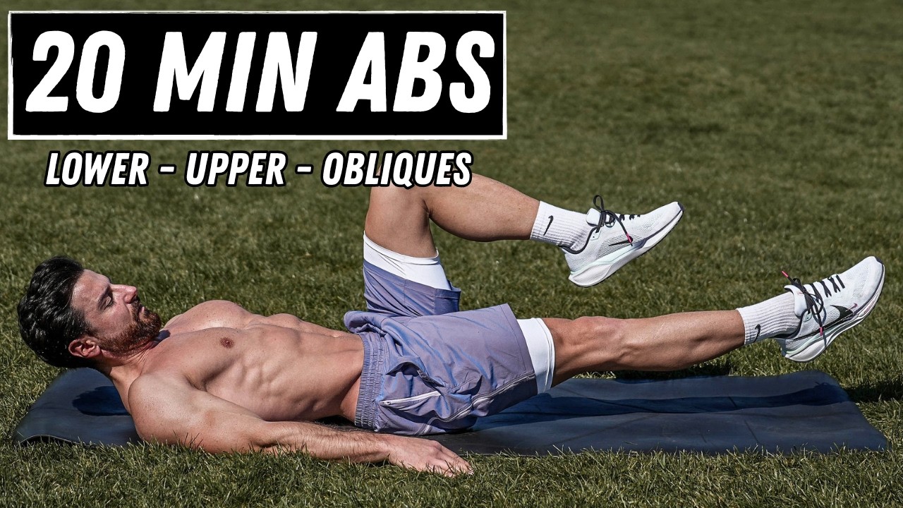 20-Minute Abs Workout Follow Along for Core Strength