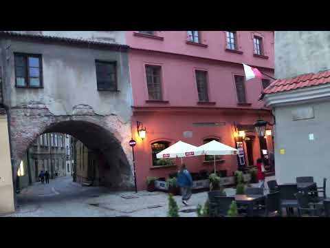 Lublin old town in the daylight. Lublin in south east Poland in May 2022