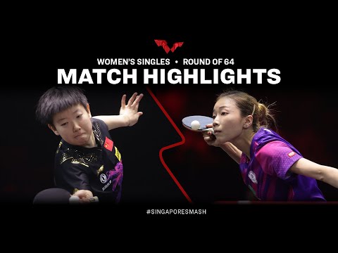 Sun Yingsha vs Liu Hsing Yin | WS R64 | Singapore Smash 2023
