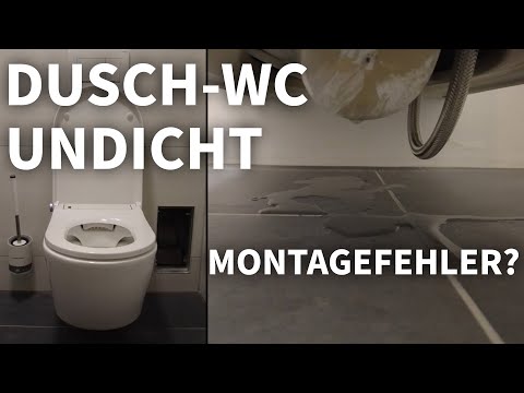 🔵 Bernstein Pro+ 1102 shower toilet leaking: Review and repair. Installation error?